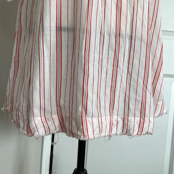 Eberjey White and Red Striped Tunic/Swim Cover - Picture 3 of 6